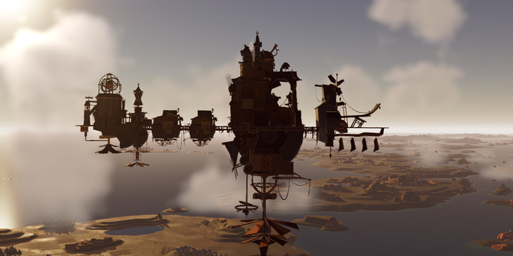 Airborne Empire: A breathtaking and gravity-defying city-builder