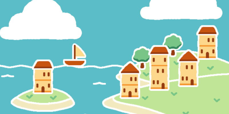 Townframe: a relaxed puzzle-builder about sharing and recreating memories